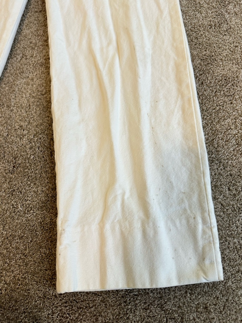Classics Civil War Reenactment Pants size 40x32 White  Buttons Button Fly FLAW - Picture 3 of 15
